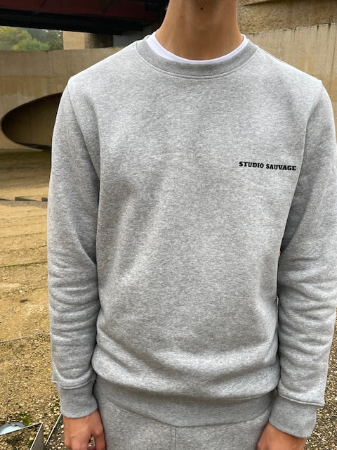 Crew Neck Sweater Studio Sauvage Block