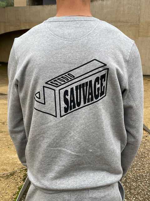 Crew Neck Sweater Studio Sauvage Block